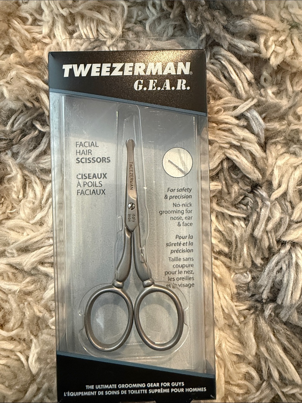 Tweezerman G.E.A.R. Facial Hair Scissors
